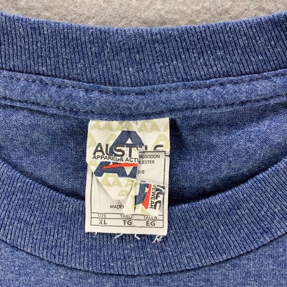 Maui Hawaii Shirt‎ Mens Extra Large Blue Embroidered Tropical Hawaiian Vacation - Picture 10 of 11